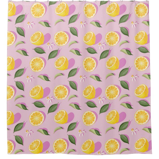 Citrus Motif rideau de douche (Devant)