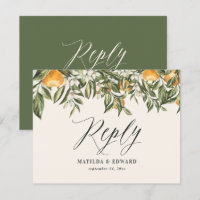 Citrus orange botanique moderne rustique RSVP