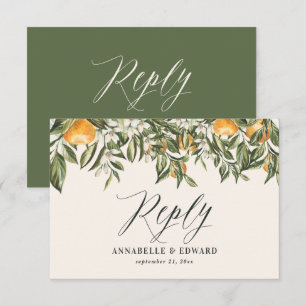 Citrus orange botanique moderne rustique RSVP