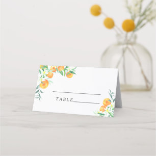Citrus orange - Cartes mariages