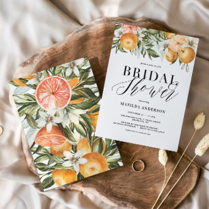 Citrus, oranger + fleur fête de la douche nuptiale