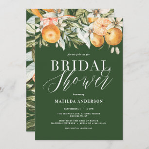 Citrus, oranger + fleur fête de la douche nuptiale