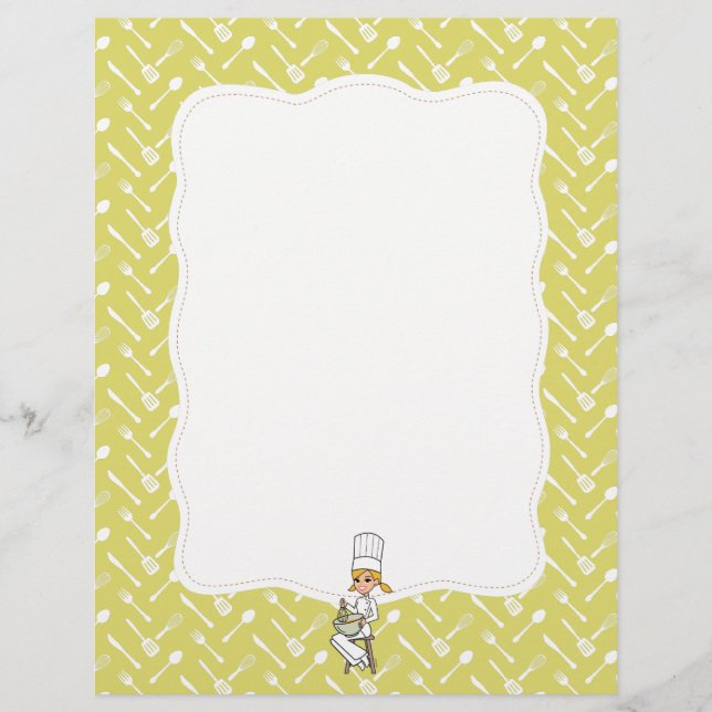 Citrust Cute Chef Art Cuisine Papeterie (Devant)