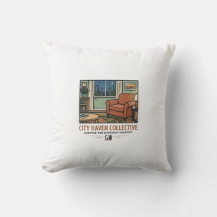 City Haven Collective - Coussin de Décoration pour