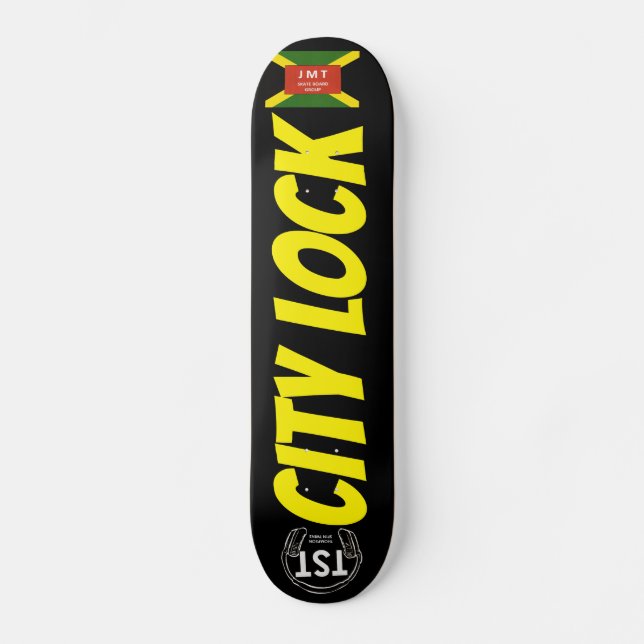 CITY LOCK Skateboard (Recto)