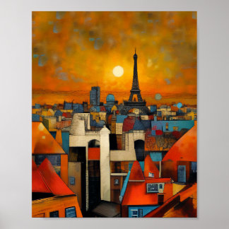 City of Love Print, Value Poster Paper (Matte)