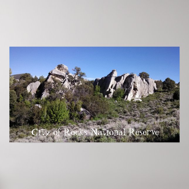City of Rocks Idaho Rock Formation Poster (Devant)