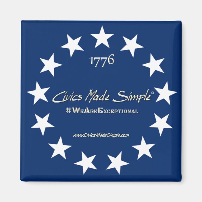 Civic Fabriqué avec un aimant simple (Devant)