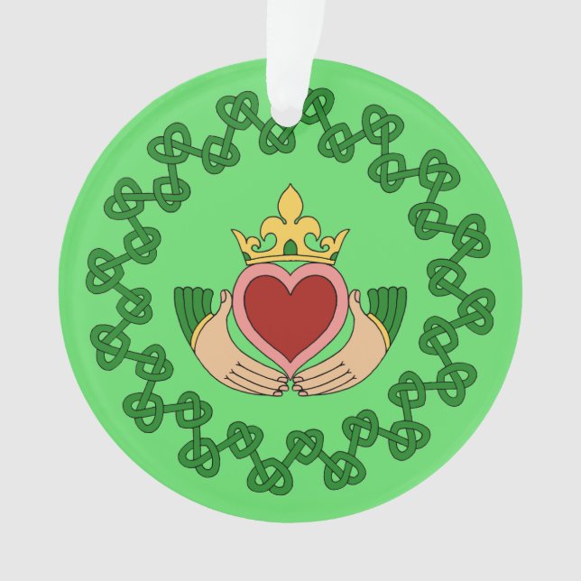 Claddagh et Green Knotwork (devant)