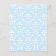Clair bleu damas motif scrapbook