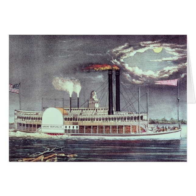 Clair de lune sur le Mississippi (Devant horizontal)