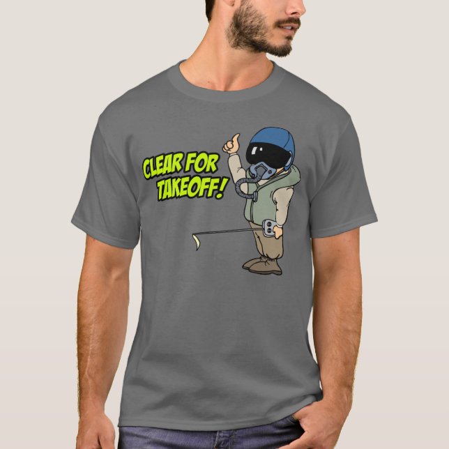 Clair pour le T-shirt pilote du décollage RC (Devant)