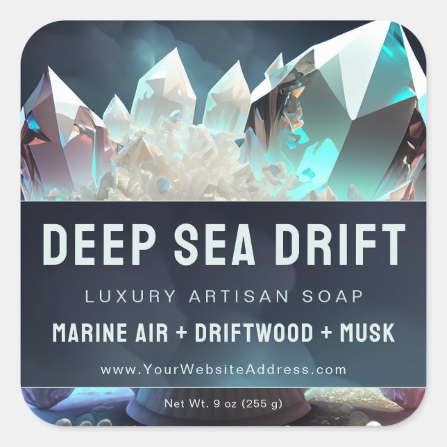 Clair Quartz cristal perles Étiquette de produit a (Devant)