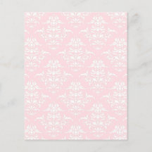 Clair rose damas motif scrapbook