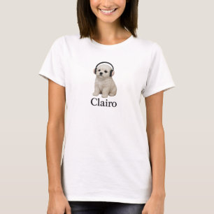 Clairo Puppy avec Casque T-Shirt