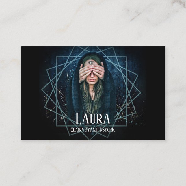 Clairvoyant Carte de visite psychique (Devant)
