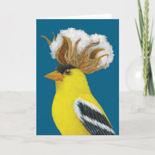 Clamer la carte de voeux goldfinch