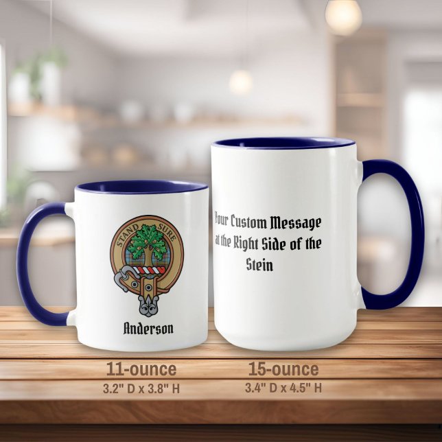 Clan Anderson Crest Mug (Créateur téléchargé)