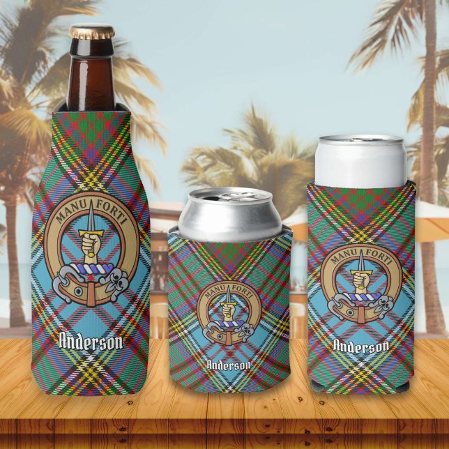 Clan Anderson Glacière de bouteille de crête (Créateur téléchargé)