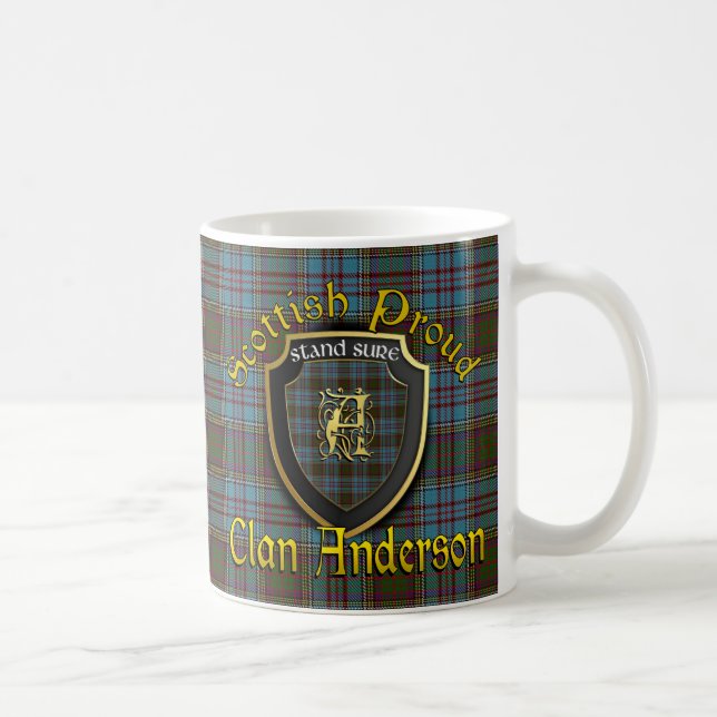 Clan Anderson Scottish Fier Cups Mugs (Droite)