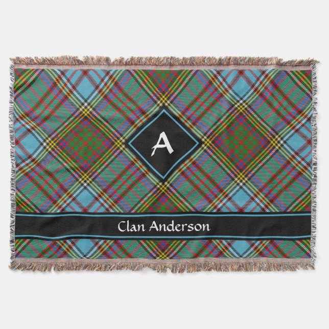 Clan Anderson Tartan Lance La Couverture (Devant)