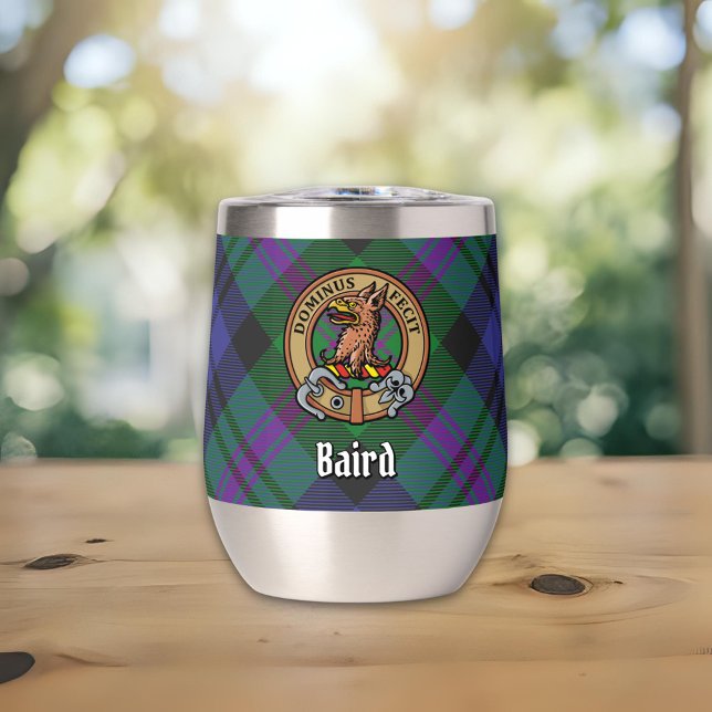 Clan Baird Crest sur Tartan (Créateur téléchargé)