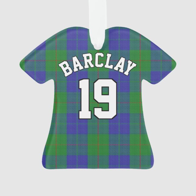 Clan Barclay Chasse Tartan Christmas Jersey (dos)