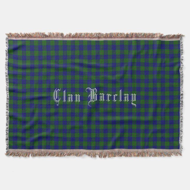 Clan Barclay Tartan Lance La Couverture (Devant)
