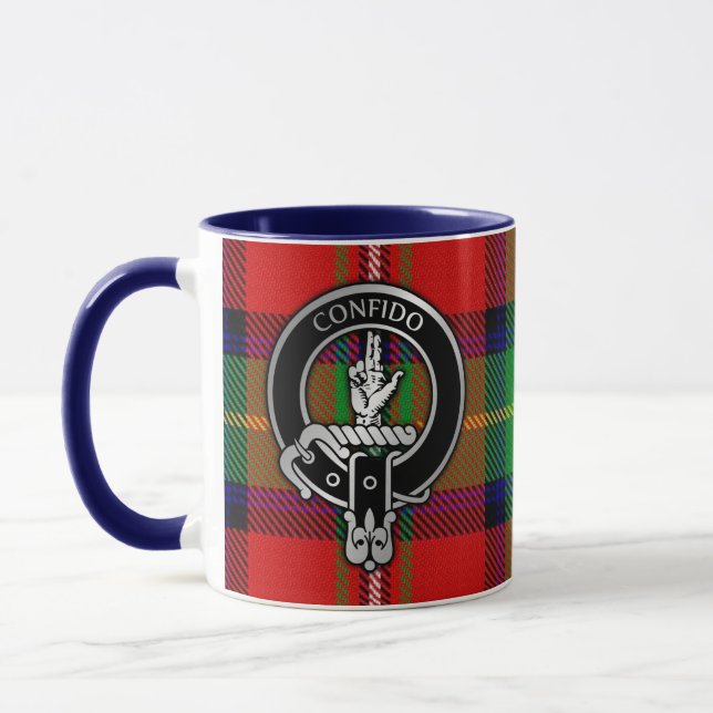 Clan Boyd Crest & Tartan Mug (Gauche)