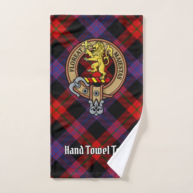 Clan Brown sur Tartan (Serviette à main)