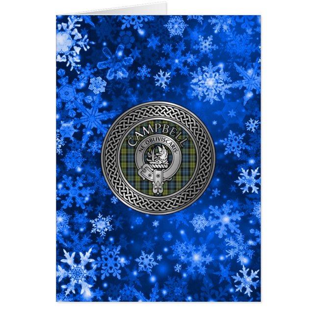 Clan Campbell Crest & Tartan Knot (Devant)