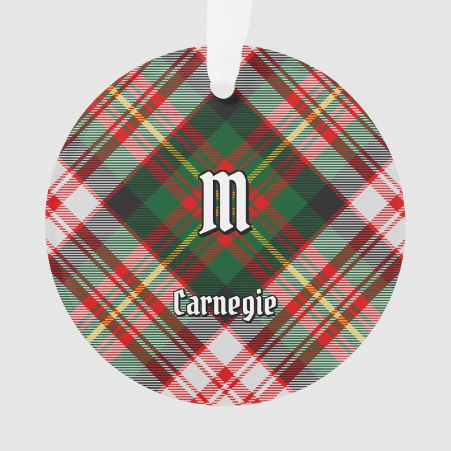 Clan Carnegie robe Tartan (devant)