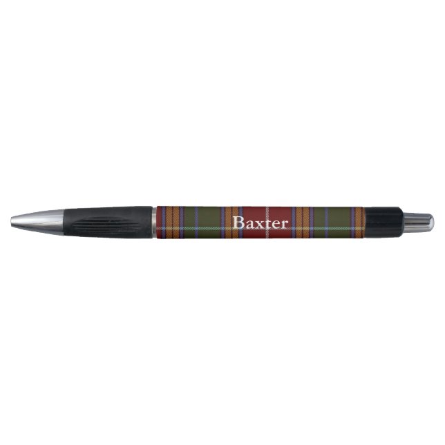 Clan Classique Baxter Tartan Plaid Stylo Personnal (Devant)