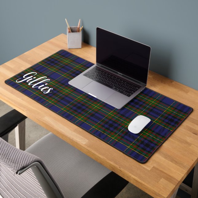 Clan Coloré Gillies Tartan Plaid (Bureau 2)