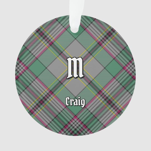 Clan Craig Tartan Ornement (devant)