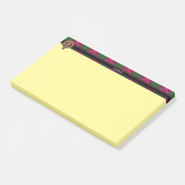 Clan Crawford Crest Post-it Notes (Incliné)