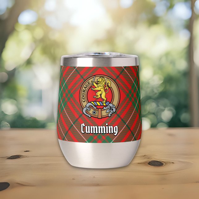 Clan Cumming Crest sur Tartan (Créateur téléchargé)