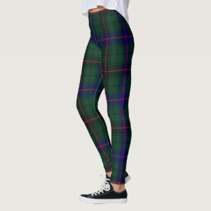 Clan Davidson Tartan Moderne Femme Legging Scotste