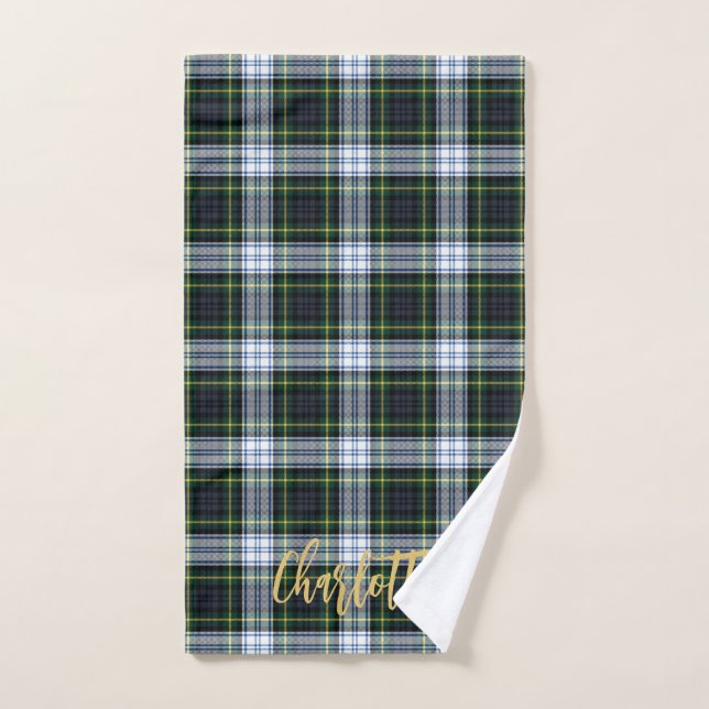 Clan de script Plaid personnalisé Gordon Tartan (Serviette à main)