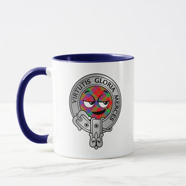 Clan Donnachaidh | Robertson Crest & Tartan Mug (Gauche)