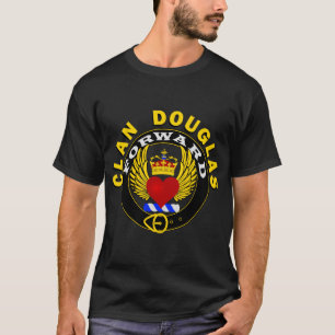 Clan Douglas "FORWARD" dans un T-shirt circulaire