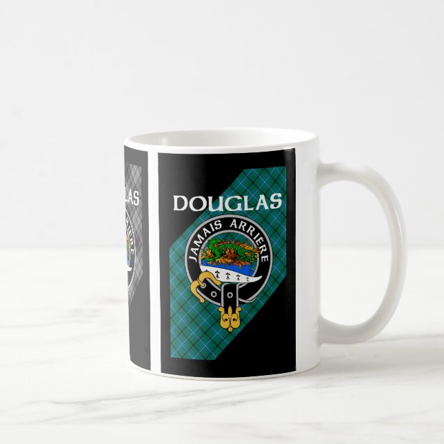 Clan Douglas Three Tartan Mug (Droite)