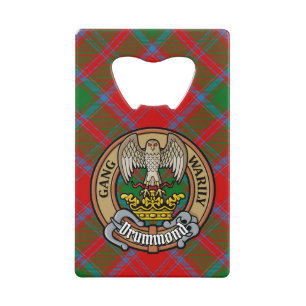Clan Drummond Crest sur Tartan