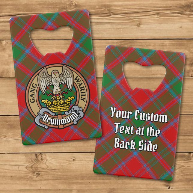 Clan Drummond Crest sur Tartan (Créateur téléchargé)