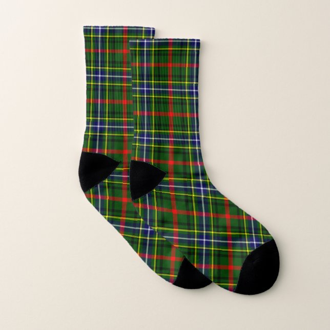 Clan écossais Bisset Tartan Plaid (Paire)