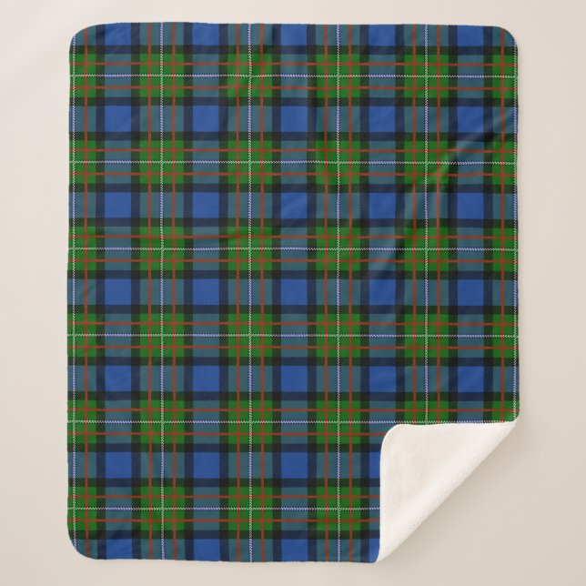 Clan écossais Fergusson Tartan Plaid (Devant)