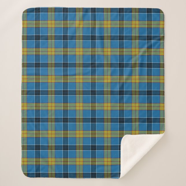 Clan écossais Laing Tartan Plaid (Devant)