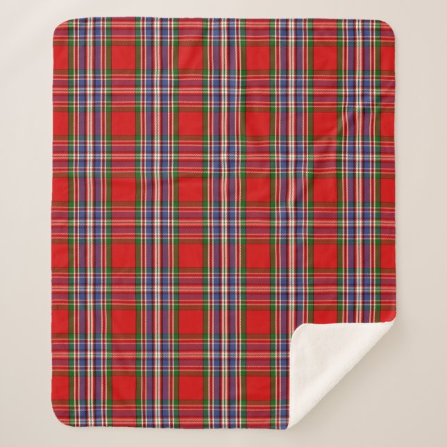 Clan écossais MacFarlane Red Tartan Plaid (Devant)