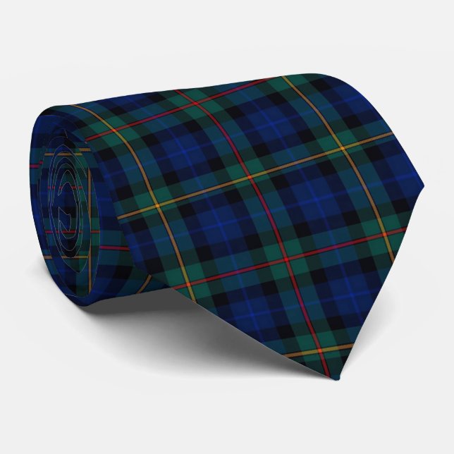 Clan écossais Smith Tartan Plaid Cravate (Roulé)