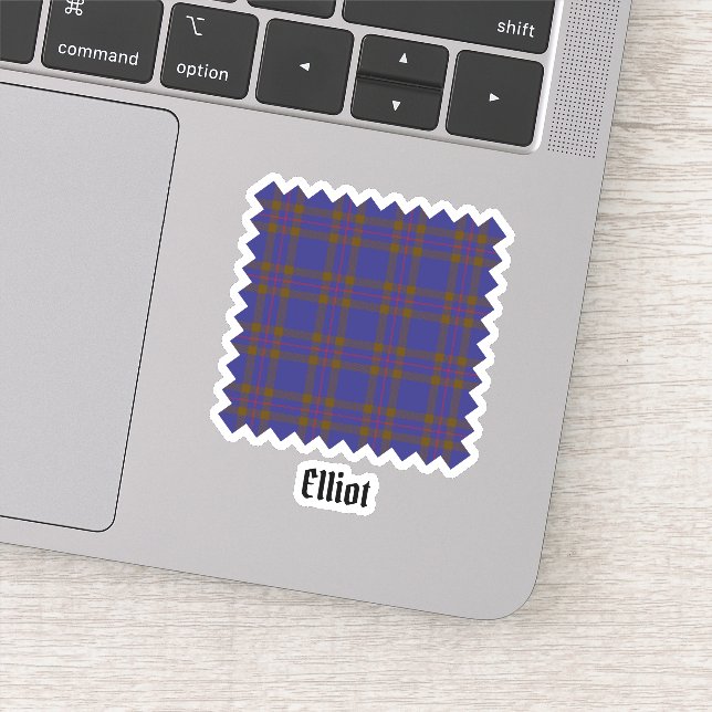 Clan Elliot Sticker Tartan Moderne (Détail)
